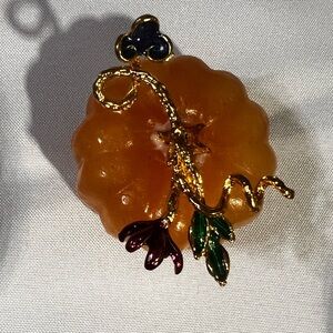 New Real solid stone pumpkin